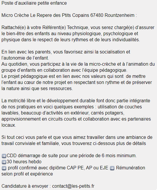 Emploi Stage Apprentissage Ediac Formations